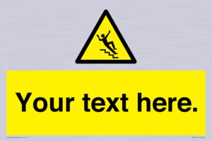 Custom Slippery Stairs Sign